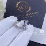 Marli Cleo Diamond Midi Ring In White Gold White Agate (5)