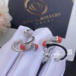 Marli Cleo Diamond Open Hoop Earrings In White Gold White Coral (3)