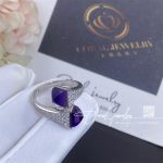 Marli Cleo Diamond Ring In White Gold Lapis Lazuli (2)