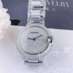 Cartier Ballon Bleu De Cartier Watch 33 Mm White Gold, Diamonds We902048 (5)