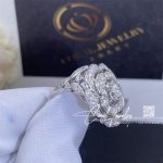 Chanel Bouton De Camélia Ring 18k White Gold, Diamonds J11182 (4)