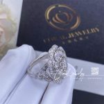 Chanel Bouton De Camélia Ring 18k White Gold, Diamonds J11182 (5)