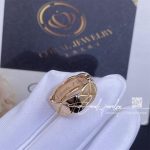 Chanel Coco Crush Ring Quilted Motif, Small Version, 18k Belge Gold J10817 (4)