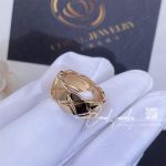 Chanel Coco Crush Ring Quilted Motif, Small Version, 18k Belge Gold J10817 (5)