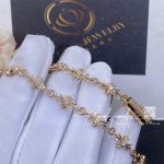 Chrome Hearts Tiny E Cross Bracelet In 22k Rose Gold With Diamonds (2)