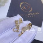 Fred Chance Infinie Earrings Small Model 18k Pink Gold Diamond Paved Ref 8b0330 (5)