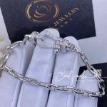 Fred Force 10 Bracelet 18k White Gold And Diamonds Large Model White Gold Chain (4)