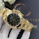 Rolex Cosmograph Daytona Green Dial 18k Gold Watch M116508 0013 (10)