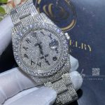 Rolex Datejust 41mm Moissanite Diamond Watch 22ct (4)