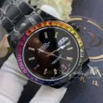 Rolex Datejust Ii 116300 Rainbow Black Dlc Pvd (7)