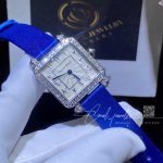 Charles Oudin Pansy Retro 24mm Watch Arabic Style Blue Straps (1)