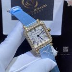 Charles Oudin Pansy Retro 24mm Yellow Watch Roman Style (3)