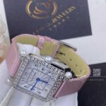 Charles Oudin Pansy Retro With Pearls Watch Medium 24mm Arabic Style Pink Straps (6)