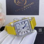 Charles Oudin Pansy Retro With Pearls Watch Medium 24mm Yellow Straps (6)