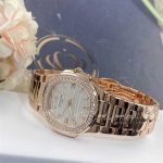 Patek Philippe Nautilus 18kt Rose Gold Diamond Ladies Watch 7010 1r 011 (8)