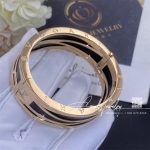 Bulgari Rose Gold And Ceramic B.zero1 Bangle Ref. Br858729 (3)