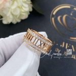 Tiffany & Co Atlas Open Diamond Ring 18 Carat Rose Gold (6)