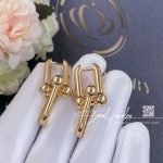 Tiffany Hardwear Link Earrings In Rose Gold (4)