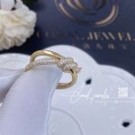 Tiffany Knot Double Row Ring In Yellow Gold With Diamonds (1)