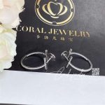 Tiffany T Diamond Hoop Earrings In 18k White Gold (3)