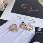 Tiffany T T1 Hoop Earrings In Rose Gold With Diamonds (1)