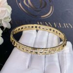 Tiffany T True Narrow Hinged Bangle In 18k Gold (1)