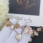 Chopard Happy Hearts Naked Heart Foundation Earrings, Ethical Rose Gold, Diamonds, Pink Mother Of Pearl Ref. Number 83a482 5906 (11)