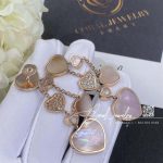 Chopard Happy Hearts Naked Heart Foundation Earrings, Ethical Rose Gold, Diamonds, Pink Mother Of Pearl Ref. Number 83a482 5906 (8)