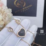 Chopard Happy Hearts Necklace, Ethical Rose Gold, Diamonds, Onyx 81a082 5201 (7)