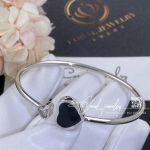 Chopard Happy Hearts White Gold Onyx Diamond Bangle 857482 1202 (10)