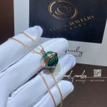 Piaget Possession Rose Gold Malachite Diamond Pendant G33pa900 (7)