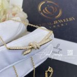 Tiffany Knot Pendant In Yellow Gold With Diamonds 70300370 (6)