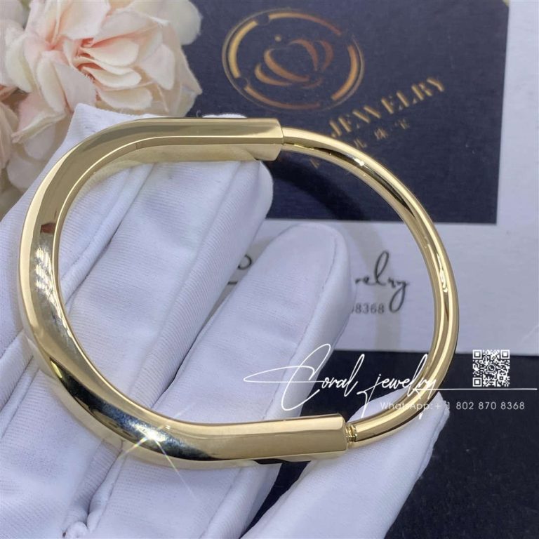 Tiffany Lock Bangle In Yellow Gold (3)