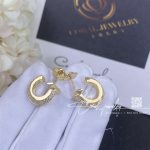 Tiffany T T1 Hoop Earrings In Yellow Gold With Diamonds (1)