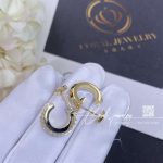 Tiffany T T1 Hoop Earrings In Yellow Gold With Diamonds (4)