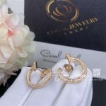 Tiffany T T1 Open Hoop Earrings In Rose Gold (2)