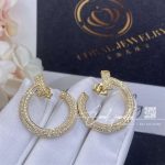 Tiffany T T1 Open Hoop Earrings In Yellow Gold (1)