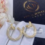 Tiffany T T1 Open Hoop Earrings In Yellow Gold (3)