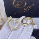 Tiffany T T1 Open Hoop Earrings In Yellow Gold (4)