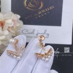 Chaumet Joséphine Aigrette Earring Rose Gold, Pearls, Diamonds 084473 (5)