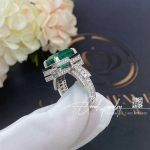 Chaumet Labyrinthe Ring White Gold, Emerald With Onyx And Diamonds (14)