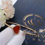 Chopard Happy Hearts Rose Gold Red Stone Diamond Bangle 857482 5702 (4)