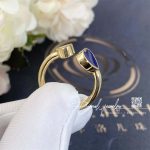 Chopard Happy Hearts Yellow Gold Blue Stone Ring 829482 5500 (3)