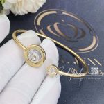 Chopard Happy Spirit Bangle, Ethical Yellow Gold, Ethical White Gold, Diamonds @858230 9001 (4)