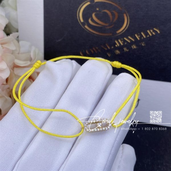 Messika Move Uno Cord Bracelet In Yellow 13288 Yg (1)