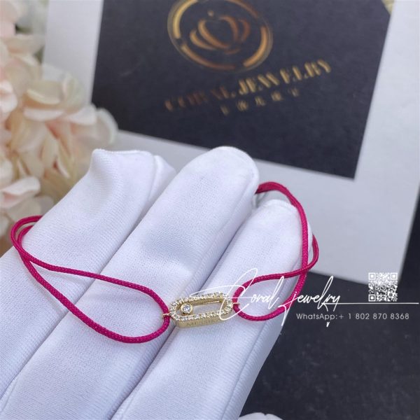 Messika Move Uno String Bracelet In Pink 13290 Yg (1)