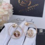 Messika Créoles Lucky Move Pm Rose Gold Diamond Earrings 07515 Pg (1)