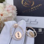 Messika Créoles Lucky Move Pm Rose Gold Diamond Earrings 07515 Pg (3)