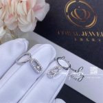 Messika Move Uno Hoop Earrings White Gold Diamond Earrings 12037 Wg (2)