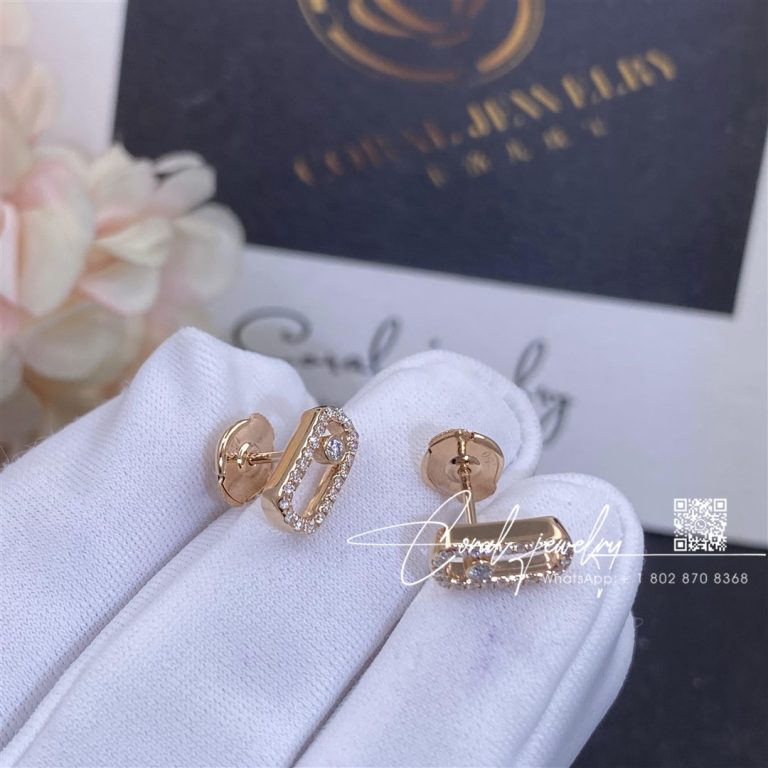 Messika Move Uno Rose Gold Earrings 05634 Pg (2)